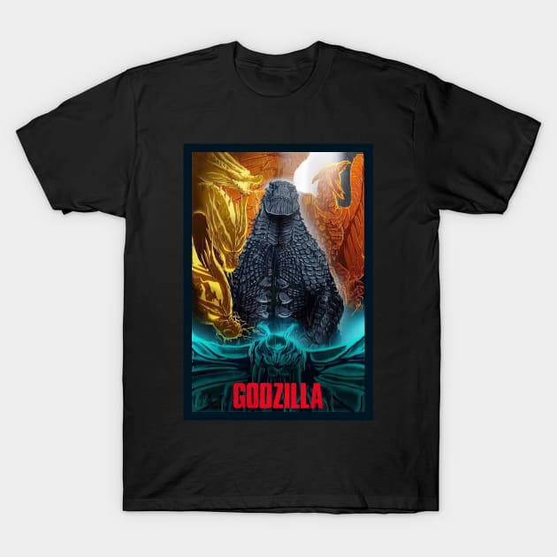 godzilla T-Shirt by naslineas